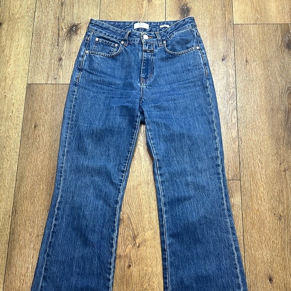 Closed Wide Leg Raw Hem Jeans Size 28 - Picture 6 of 10